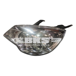 HEADLAMP ASSY LH. (CHROME) TY-2-FIESTA  2008-2015