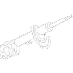 REAR SHOCK ABSORBER (LH/RH)-INDICA 2006-2019