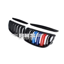Front Bumper Grill Compatible With Bmw 3 Series E90 2005-2008 Front Bumper Grill M Colour