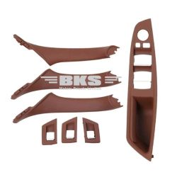 Door Handle Set Compatible With BMW 5 Series Door Handle Set 5 Series F10 2010-2017 Brown