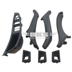 Door Handle Compatible With BMW 5 Series Door Handle 5 Series F10 2010-2017 Full Set Black
