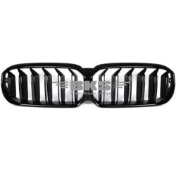 Front Bumper Grill Compatible With Bmw 5 Series G30 2021 Front Bumper Grill Glossy Black