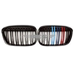 Front Bumper Grill Compatible With Bmw X1 F48 2016-2022 Front Bumper Grill M Colour