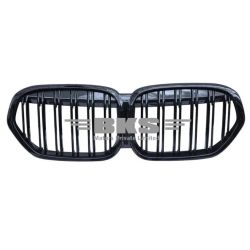 Front Bumper Grill Compatible With Bmw X1 F48 Lci 2019-2023 Front Bumper Grill Glossy Black F48 Grill Glossy Black Lci