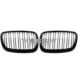 Front Bumper Grill Compatible With Bmw X5 E70 2006-2013 X6 E71 2007-2014 Front Bumper Grill Glossy Black