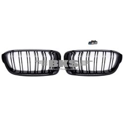 Grill Compatible With Bmw 3 Series Grill F30 M3 Style Kidney Grill Grille Bumper Grill 2012-2018 Glossy Black