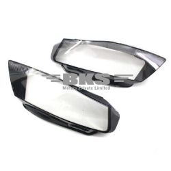 Audi A4 B8 - 2012-15 - Car Headlight Lens Cover, Headlamp Glass Lampshade Transparent Front Shell Cover Compatible For Audi A4 B8 2012 - 2015.