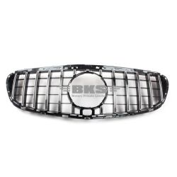 Front Bumper Grill Compatible With Mercedes Benz E Class W212 2013-2016 Front Bumper Grill W212 Grill Gtr Silver Lci