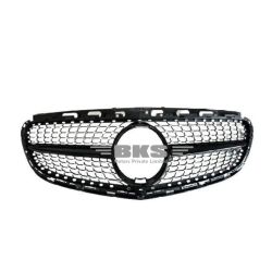Front Bumper Grill Compatible With Mercedes Benz E Class W212 2013-2016 Front Bumper Grill W212 Grill Diamond Black Lci