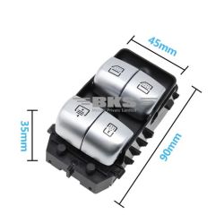 Window Switch Button Rear Compatible With Mercedes E Class Window Switch Button Rear S Class W222 2014 E Class W213 2018 Beige