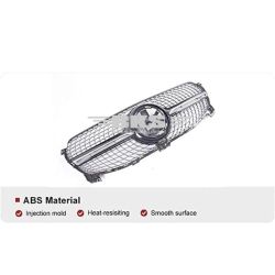 Front Bumper Grill Compatible With Mercedes Gle W167 X167 2019-2023 Front Bumper Panamericana Grill W167 Grill Diamond Black Dynamic Gle