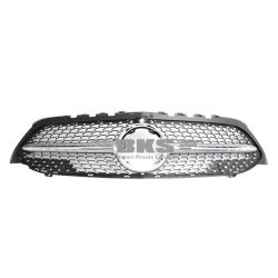 Front Bumper Grill Compatible With Mercedes Benz A Class W177 A250 A200 A45 2019-2023 Front Bumper Grill W177 Grill Diamond Silver