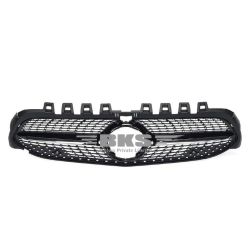 Front Bumper Grill Compatible With Mercedes Benz A Class W177 A250 A200 A45 2019-2023 Front Bumper Grill W177 Grill Diamond Black