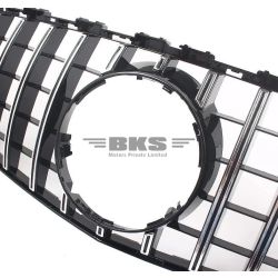 Front Bumper Grill Compatible With Mercedes Benz A Class W176 A180 A200 A250 A45 Amg Gtr 2016-2019 Front Bumper Grill W176 Grill Gtr Silver 2016